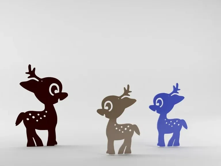 Personalized reindeer name remixed by manuele makerworld
