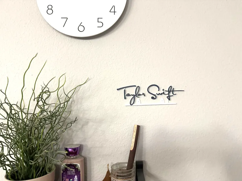 Taylor Swift Signature Wall Art Deco No AMS Needed