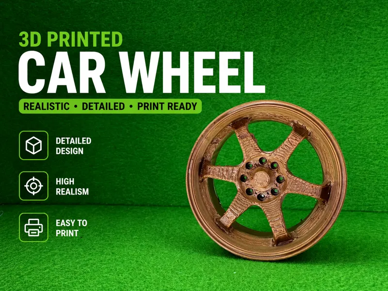 Car Wheel Rim – Realistic Model