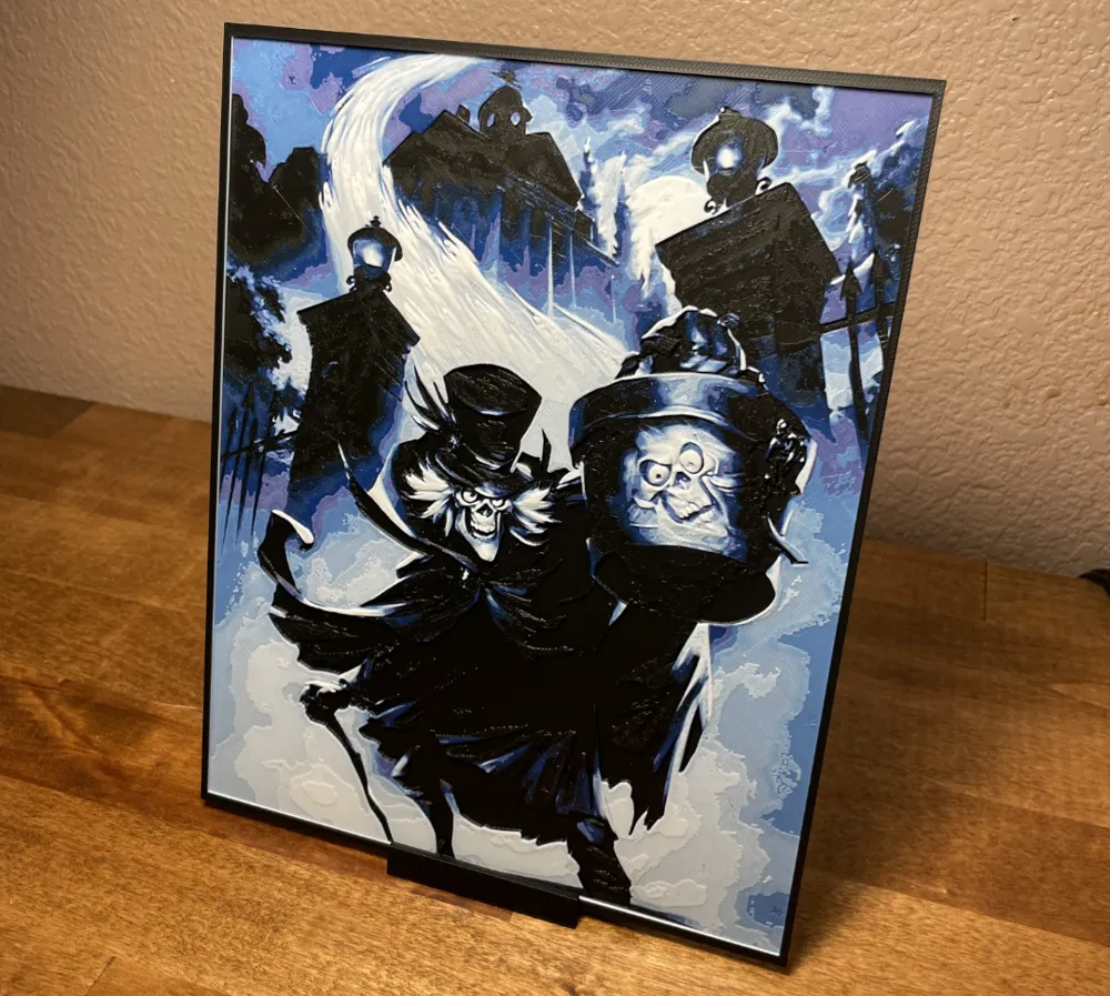 Hueforge- Disney - Hatbox Ghost w/ Haunted Mansion
