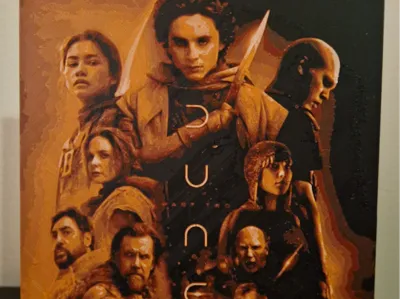 Dune Part two Hueforge - Only 4 colors