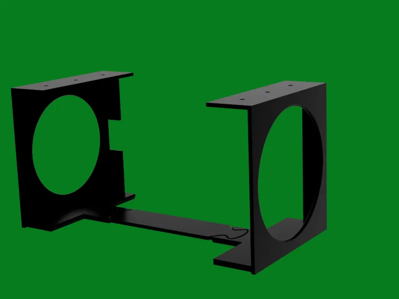 Xbox Series X Hidden Under Desk Mount
