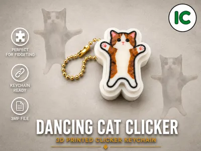 Happy Happy Happy Cat Meme - Clicker Toy
