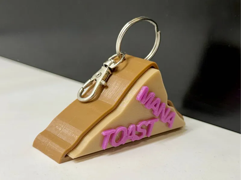 Mana Toast Clicker Keychain
