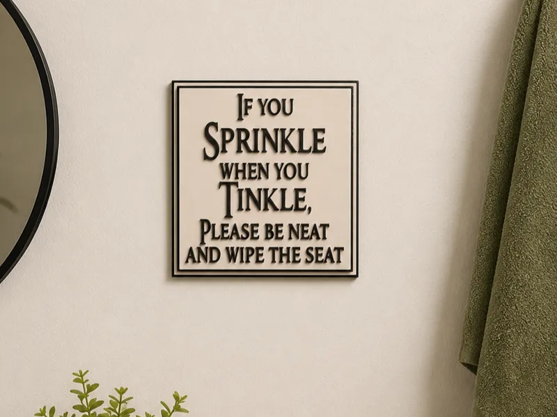 Tinkle Sprinkle - Wall Plaque