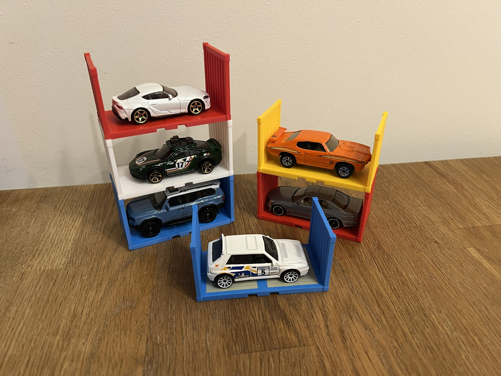 flat rack container 1/64 scale car diorama garage