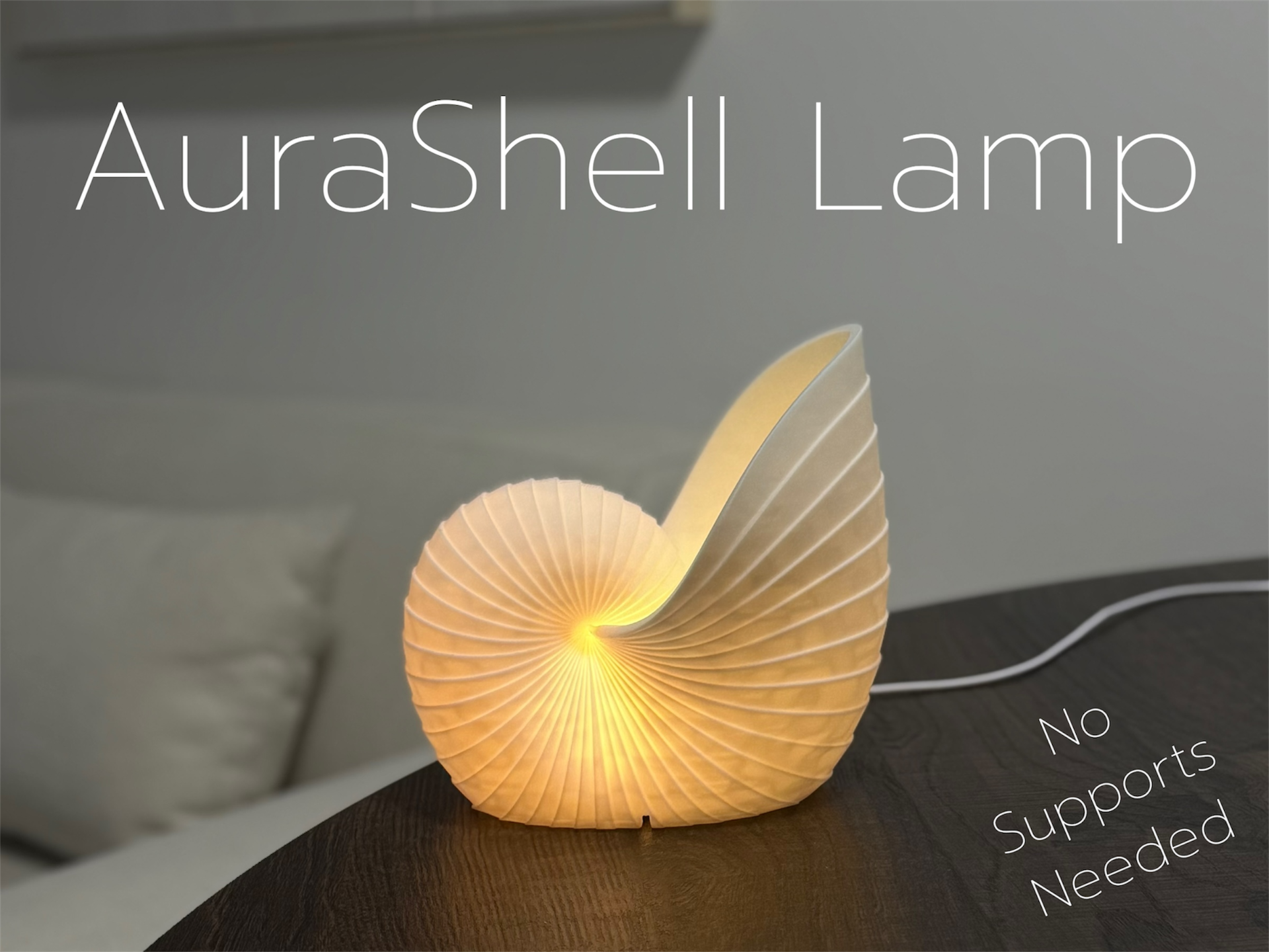 Miniatura 1 do modelo 3D AuraShell Lamp
