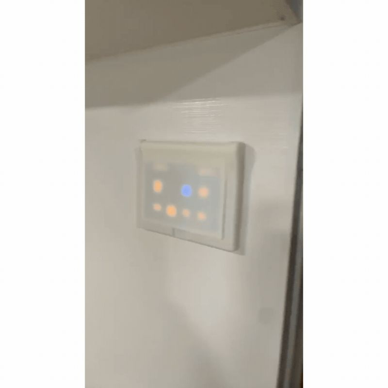 KT Commander Touch Switch Panel, 8 Way Flip Cover