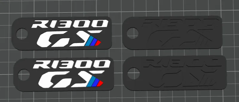 BMW R1300 GS Keychain