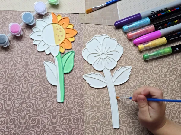 Set créatif de coloriage fleurs mignonnes 3