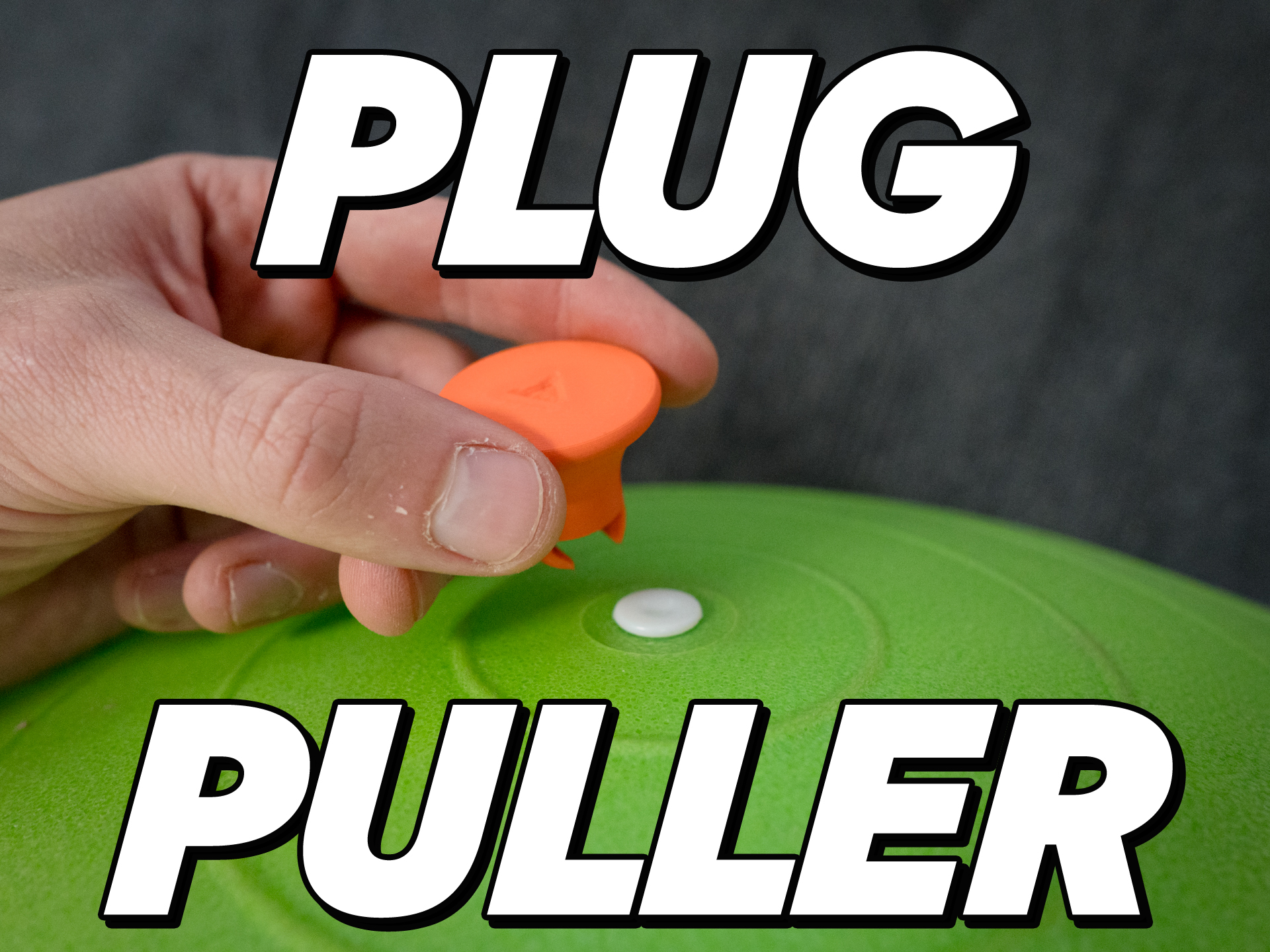 Exercise Ball Plug Puller