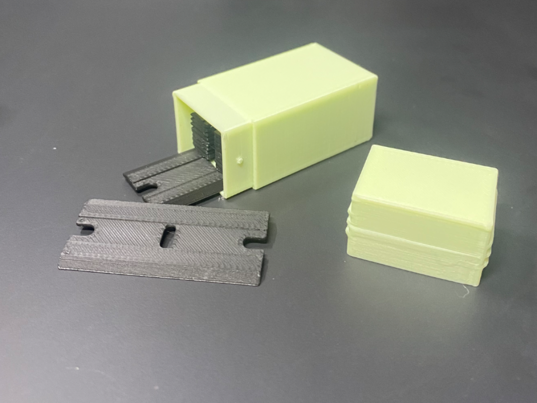 Plastic Blade Scraper Storage Box 