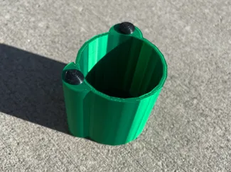 TINY frog Q tip holder