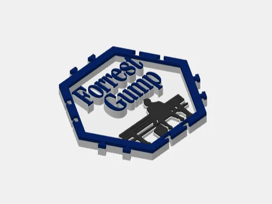 Forrest Gump Hexagon Sign