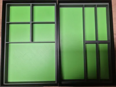 AMS stand inlay with bigger sections