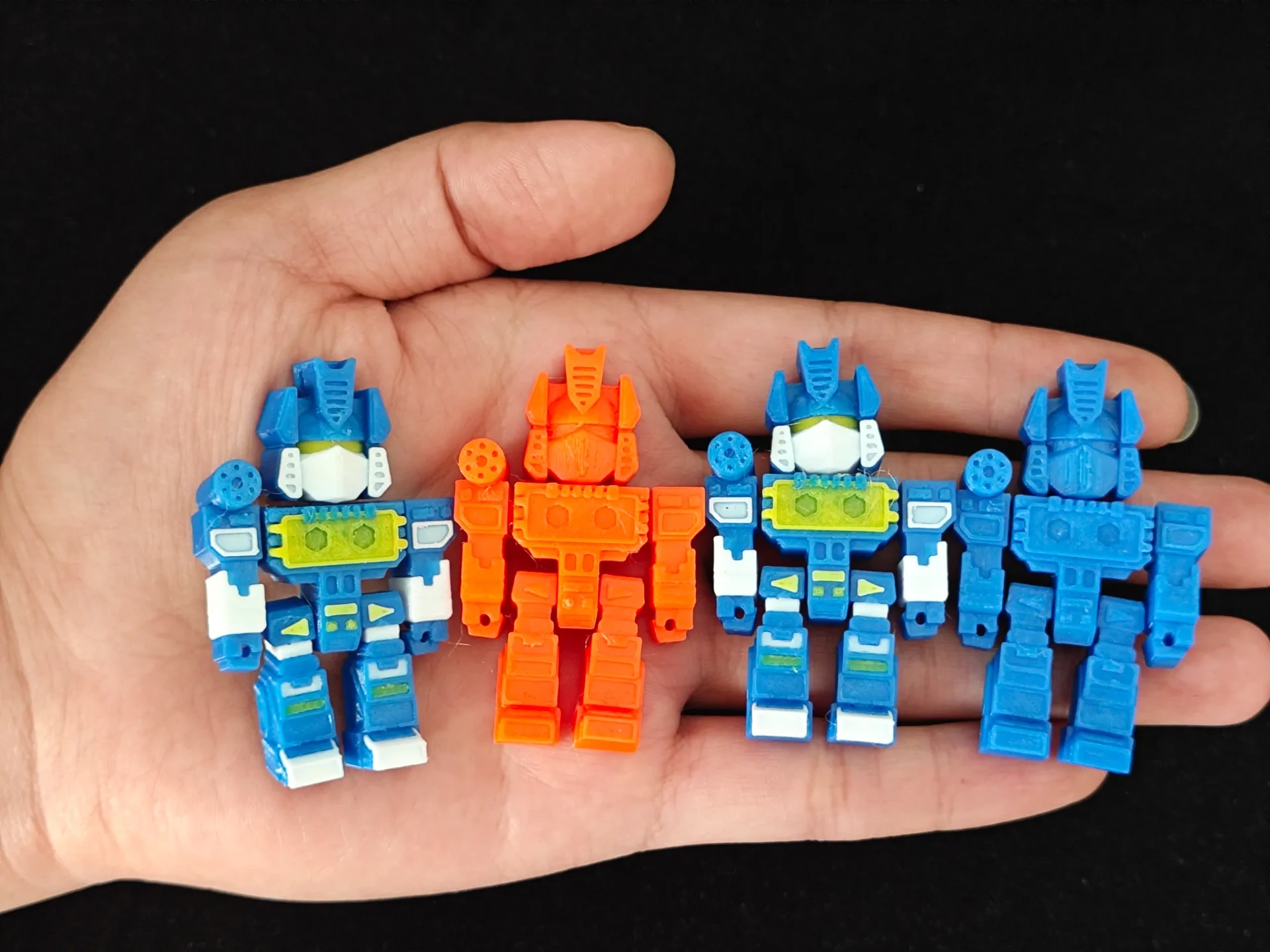Miniatura 2 do modelo 3D 关节可动声波钥匙扣（一体打印）