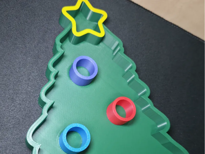 Christmas Tree Sensory Tray