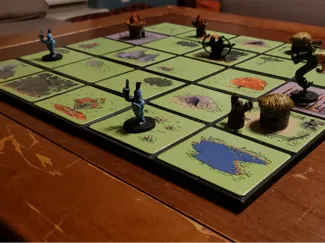 Trogdor Board Game 5pc 5x5 Card Tray