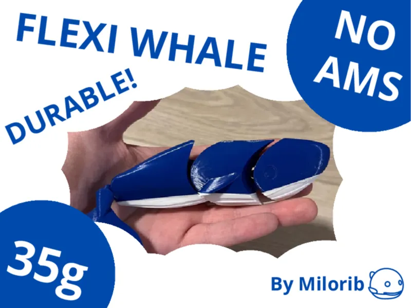 Durable flexi whale