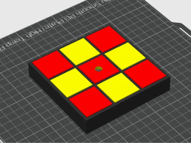 Clock rubik cube with wall mount 