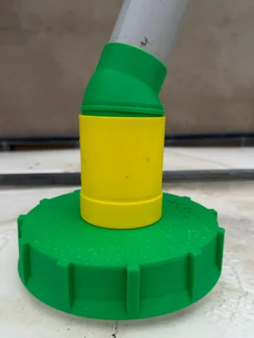 Modelo para impresión 3D: Coude Raccord Gouttière Paramétrique — vista de referencia 2