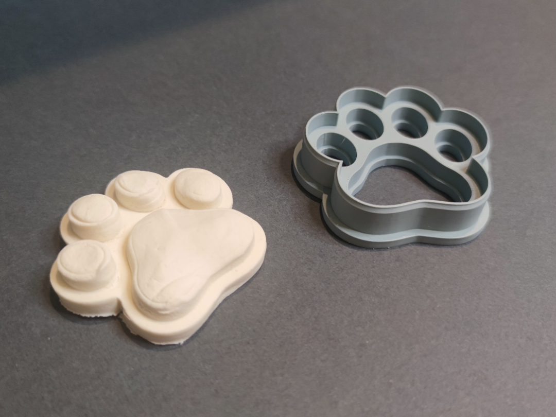 Paw Imprint Cookie Cutter Stamp |Dog/Cat