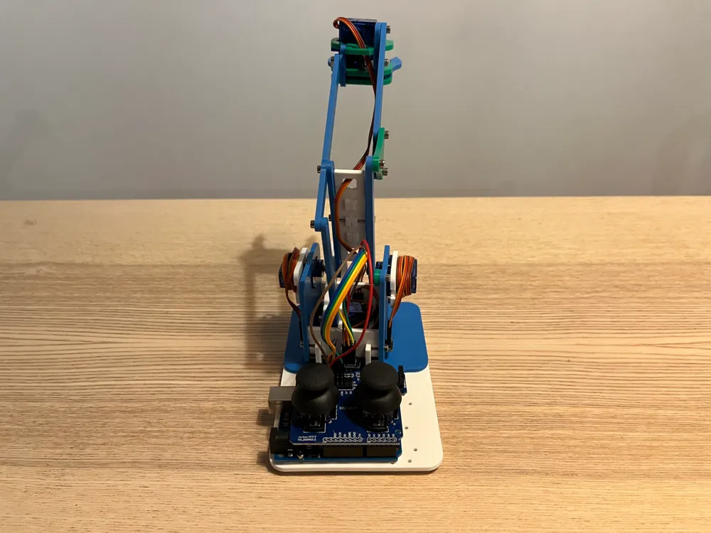 MeArm - Pocket Sized Robot Arm - laser cutting files adjusted for 3D ...