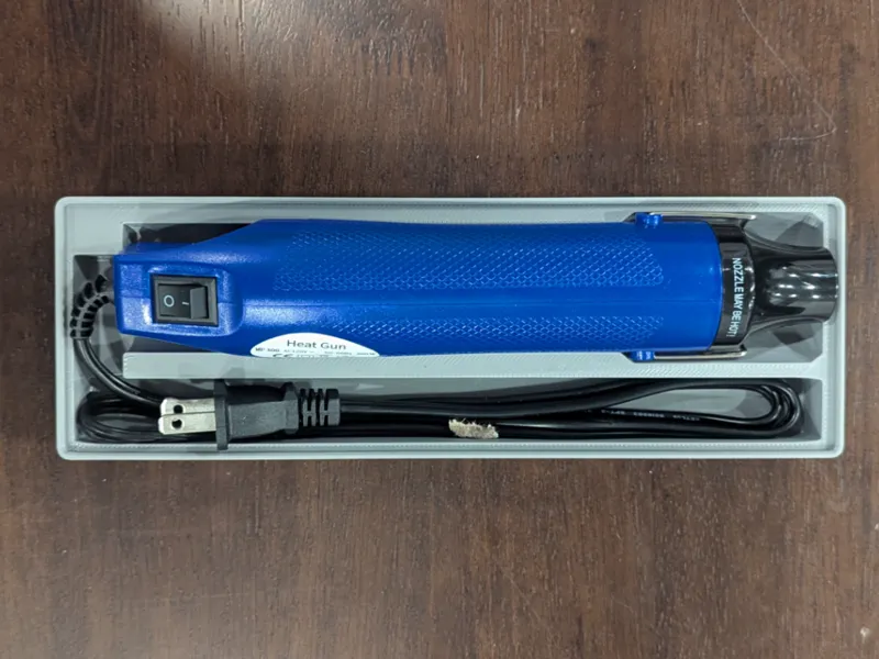 Generic Heat Gun Gridfinity Bin - 6x2 - 4u height
