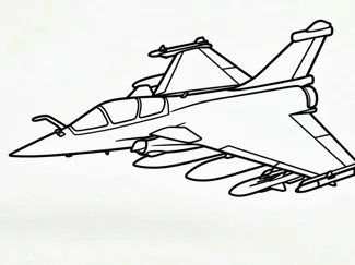 Rafale 2D Décoration mural