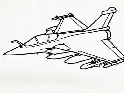 Rafale 2D Wall Decoration