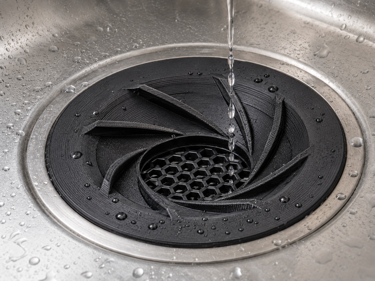 Customizable Swirl Sink Filter - 1