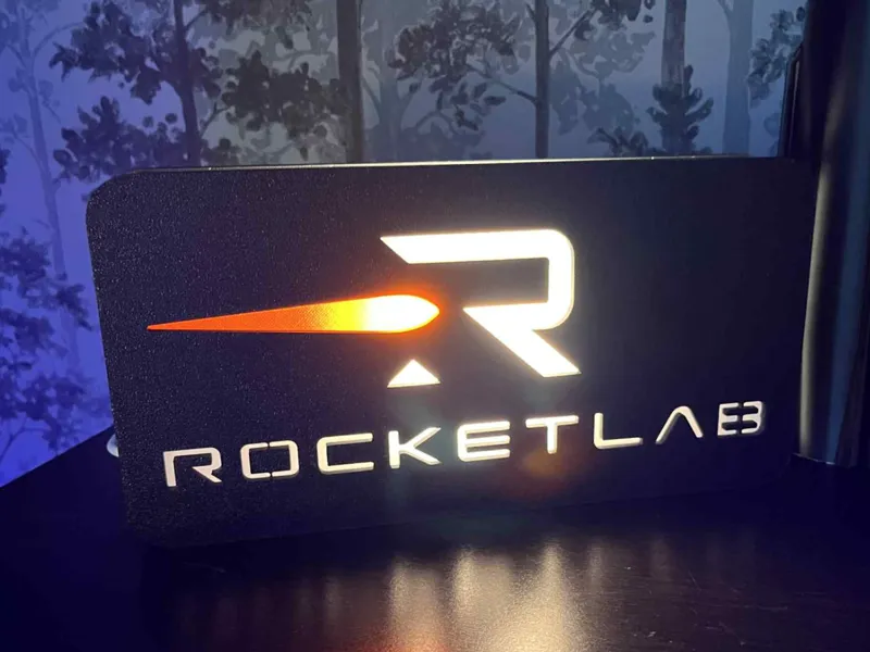 Rocket Lab LED Sign