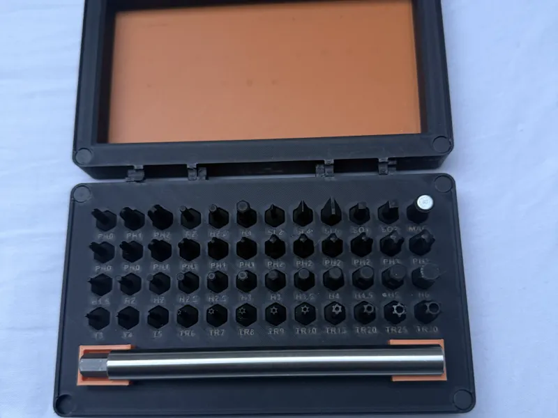 LTT Screwdriver Bits + Extension Case