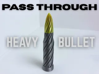 Heavy Bullet Spiral Passthrough Fidget