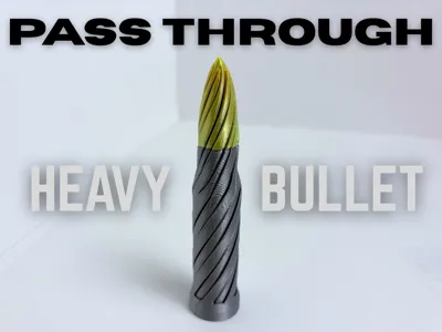 Heavy Bullet Spiral Passthrough Fidget