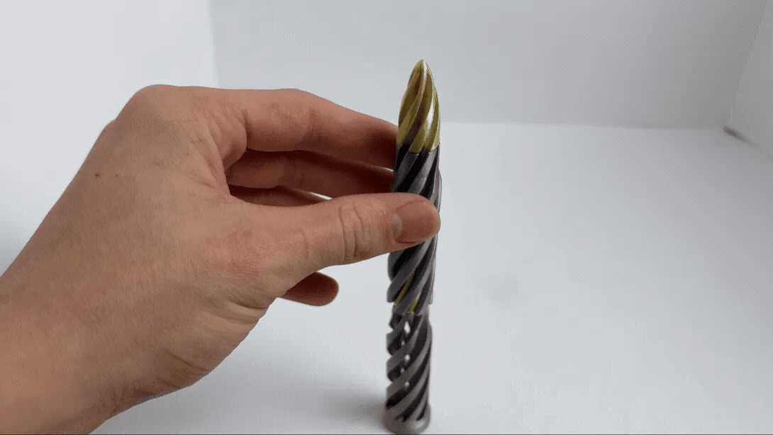 Heavy Bullet Spiral Passthrough Fidget view 2