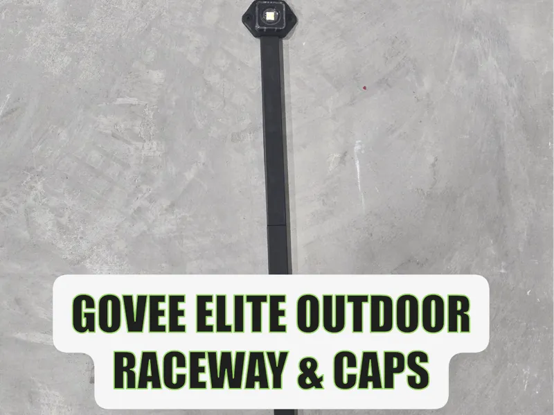 Govee Outdoor 2 Elite Light Cable Caps & Fixtures