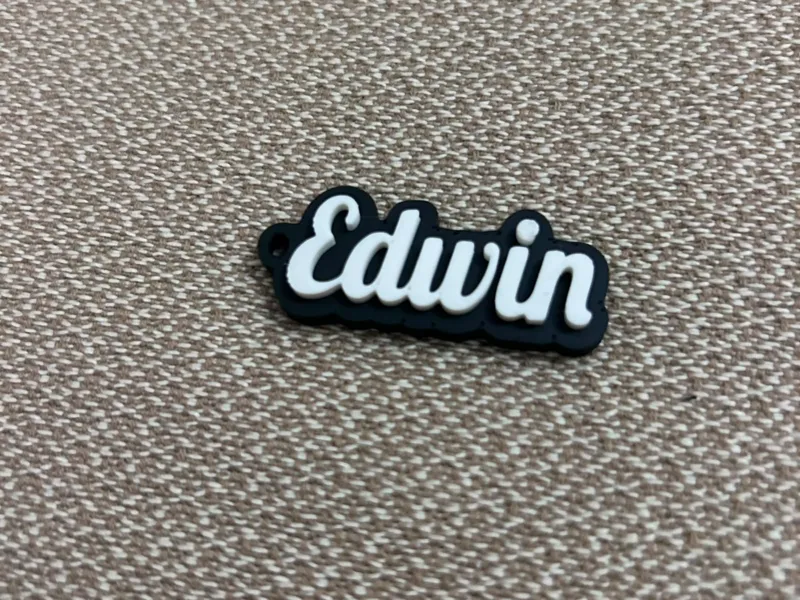 Edwin name keychain