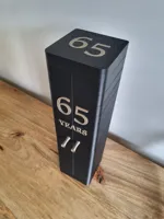 ø82mm Bottle size - Editable Anniversary Number