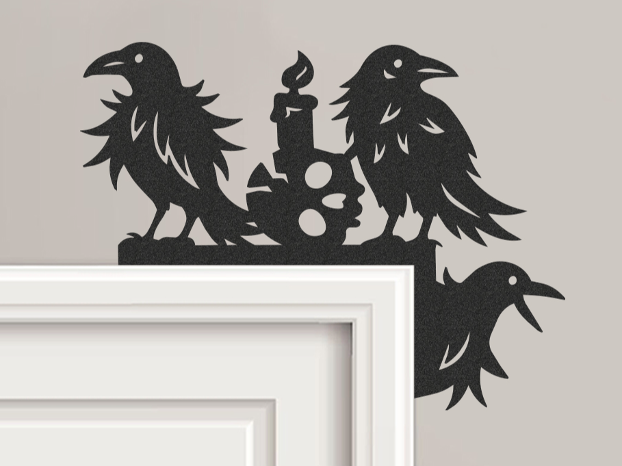 Murder of Crows Door Topper 3D model