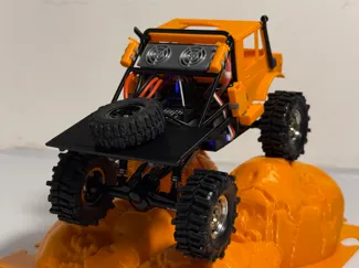 SCX30 Unimog (rear roll cage + cab improvements)
