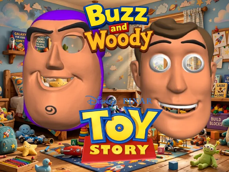 Toy Story Buzz & Woody Masks