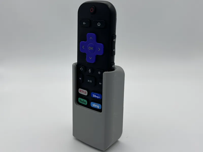 Magnetic Roku Remote Bin