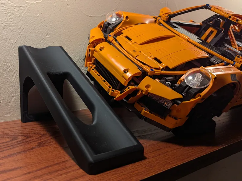 Technic and Mattel Brick Shop Car Display Stands
