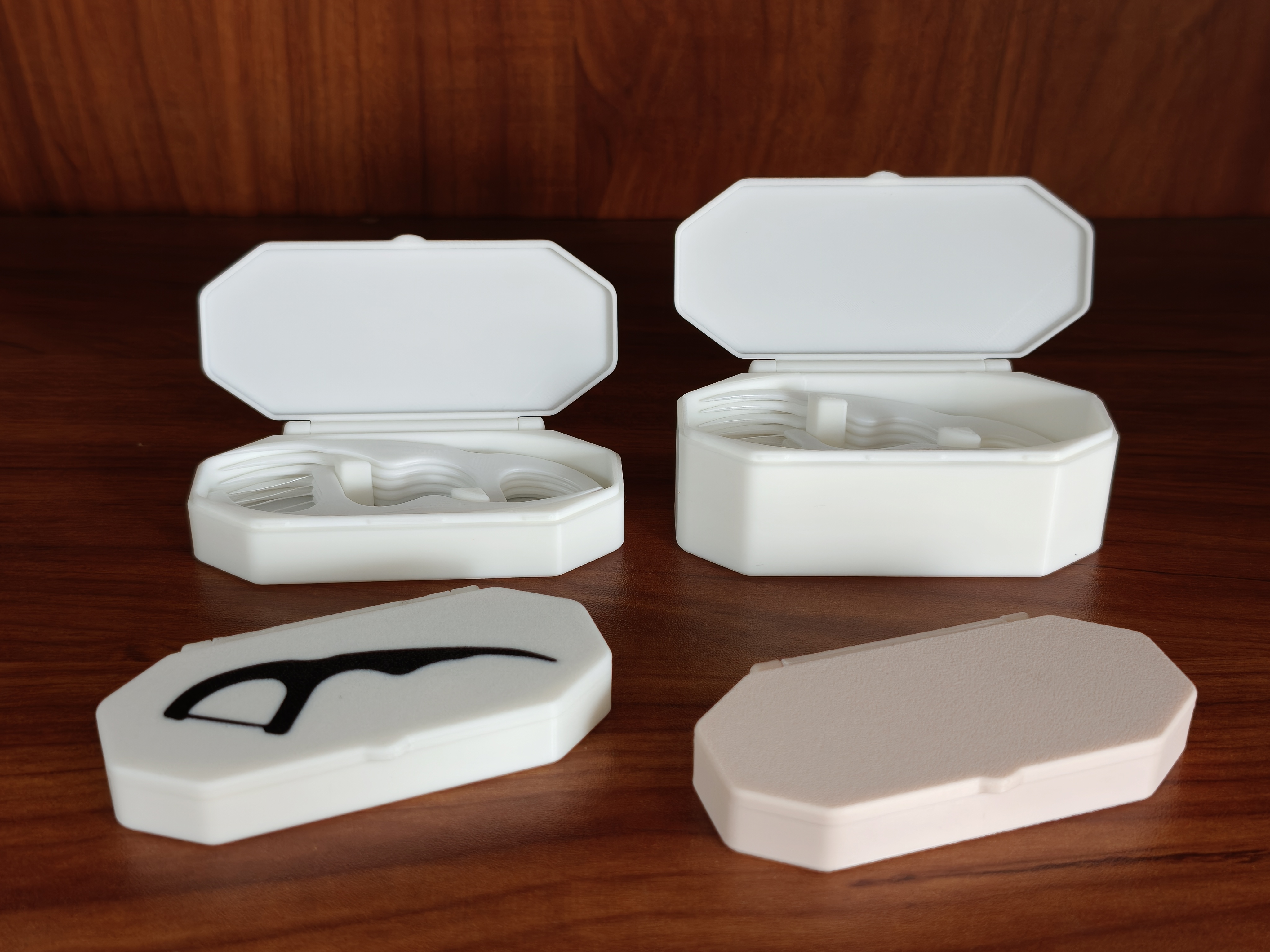 Miniatura 4 do modelo 3D 便携 牙线盒、首饰盒、药盒、元件盒、螺丝盒