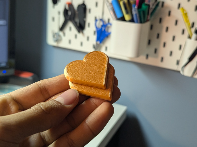 valentines heart slider