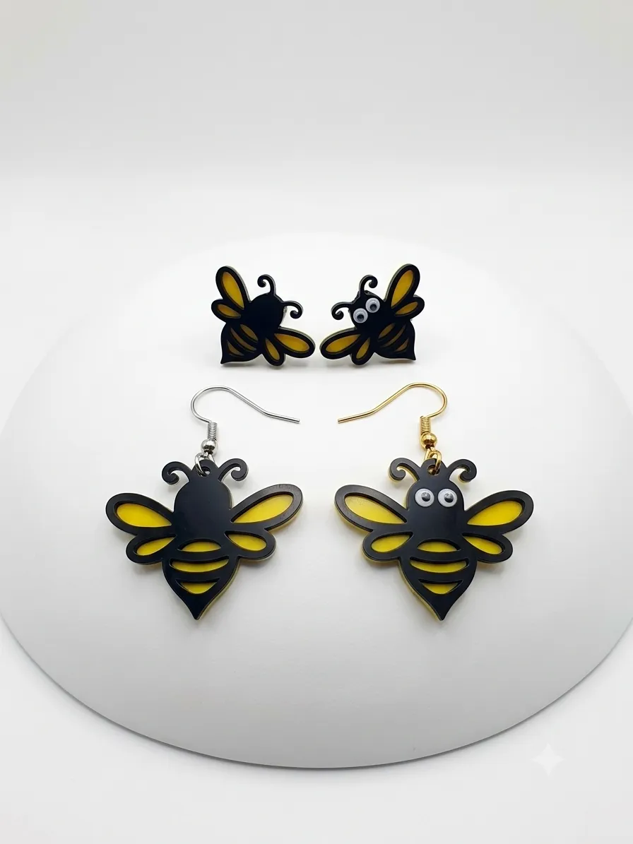 Bee Earrings view 4