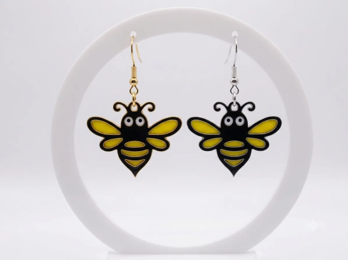 Bee Earrings view 2