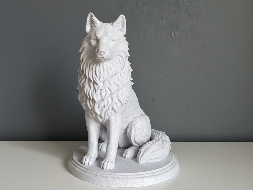 Sitting Wolf