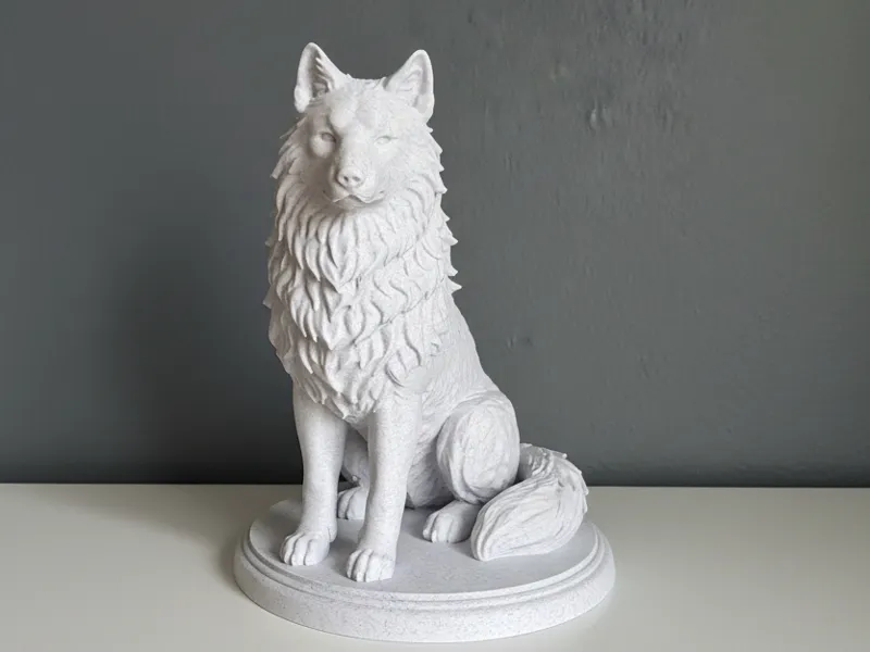 Sitting Wolf